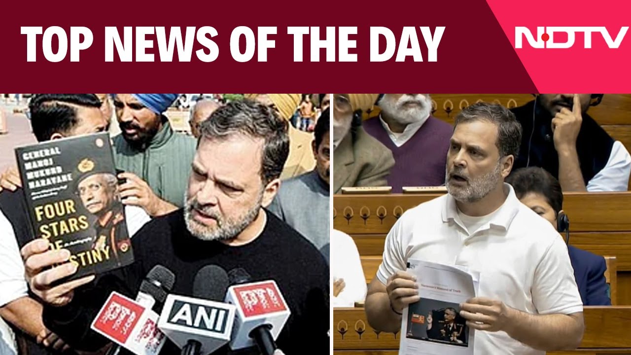 Rahul Gandhi Quoting Unreleased General Naravane Book Sparks Row | Top News Of Feb 9, 2026