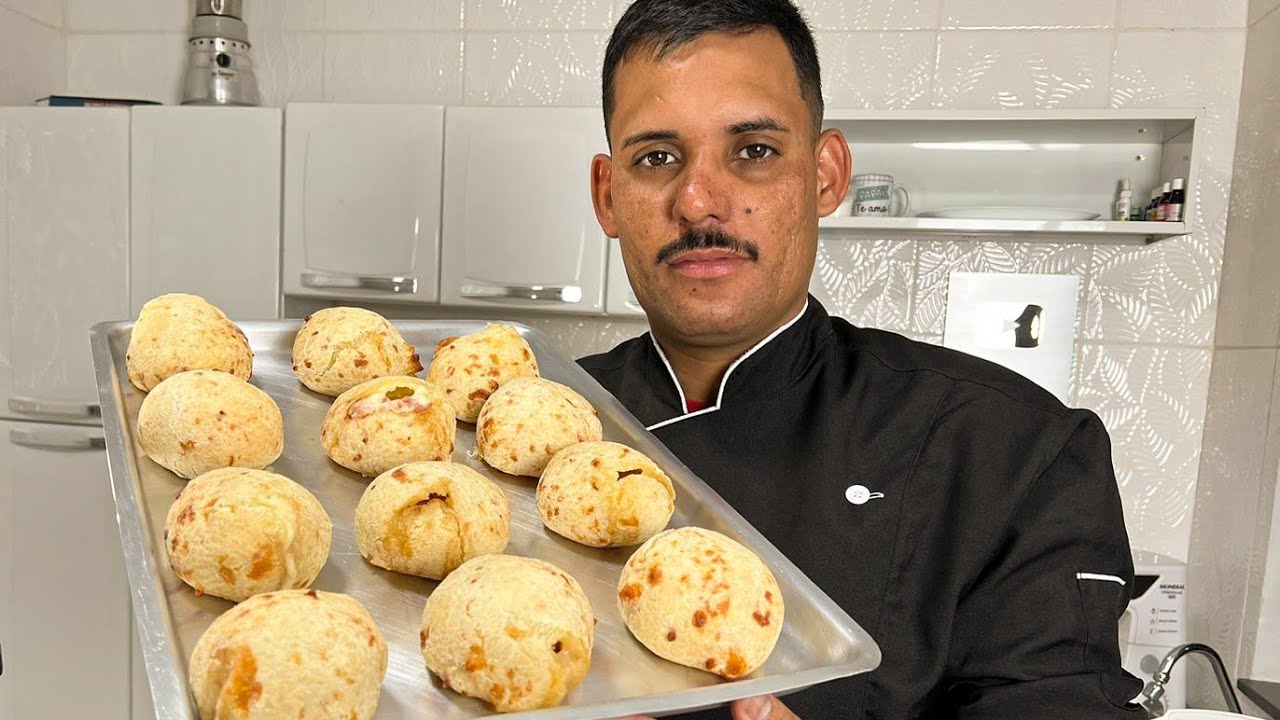 DESCOBRI A MELHOR RECEITA DE PÃO DE QUEIJO RECHEADO!! UMA DELÍCIA