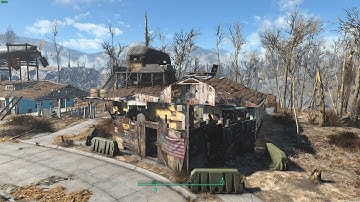 Fallout 4 Settlement Build 3 [Weapons Shop With Shooting Range]