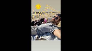 15 02 2021 - Tom Kaulitz at the beach | Heidi Klum Instagram Stories