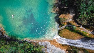 Cascada la cebolla: UNA POZA COLOR TURQUESA EN NL. Como llegar a detalle