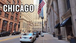 [4K] Chicago Financial District Walking Tour 🇺🇸 | Loop Business District