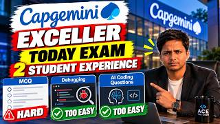 Capgemini Exceller Today Exam Experience | 2 Student Reviews | Hard MCQ, Easy Debugging & AI Coding