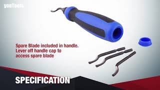 Deburring Tool Quick Change Blade HSS Blade Storage Brake Fuel Line Tool