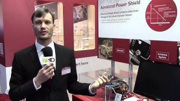 Transcend explains their advanced power shield solution for data preservation at embedded world 2014