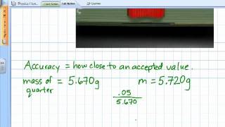 Physics Basics Precision & Accuracy Instruction Example DJD (vid 1)