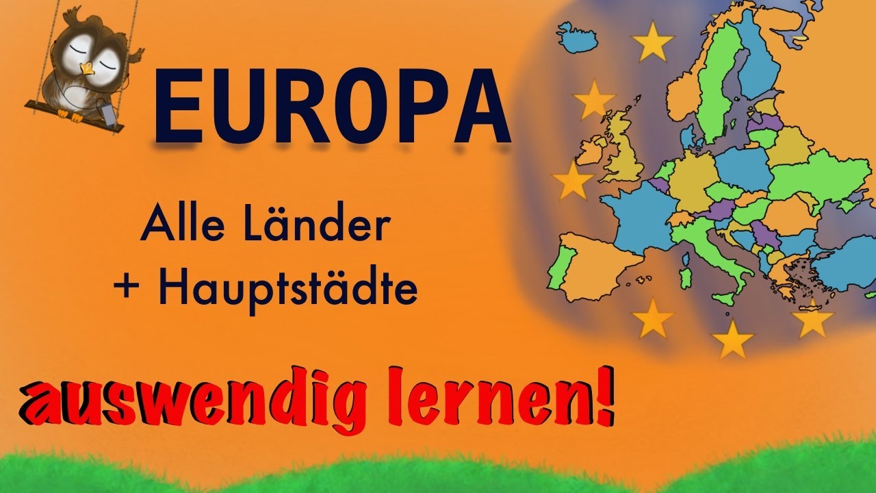New Update europäische Länder und Hauptstädte lernen