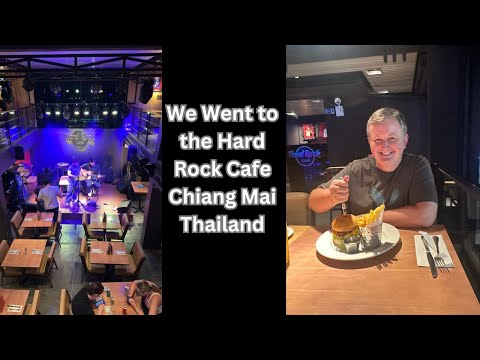 We went to the Hard Rock Cafe Chiang Mai Thailand