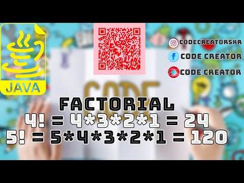 Factorial Program In ( ! )Java || #java