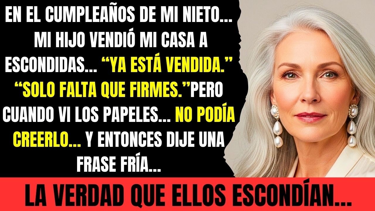 En el cumpleaños de mi nieto, me di cuenta de que todos sabían algo que yo no sabía