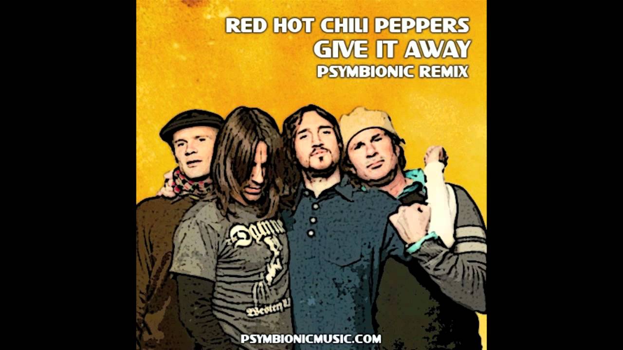 Red away. Red hot Chili Peppers give it away. RHCP give it away. Giving away RHCP. RHCP give at away.