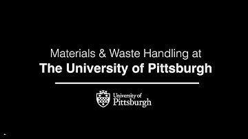 Materials & Waste Handling @ Pitt