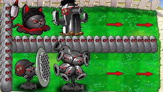 99 Doom Pea Gatling vs 99 Doom Cattail Three vs 999  Gargantuar | Plants vs Zombies