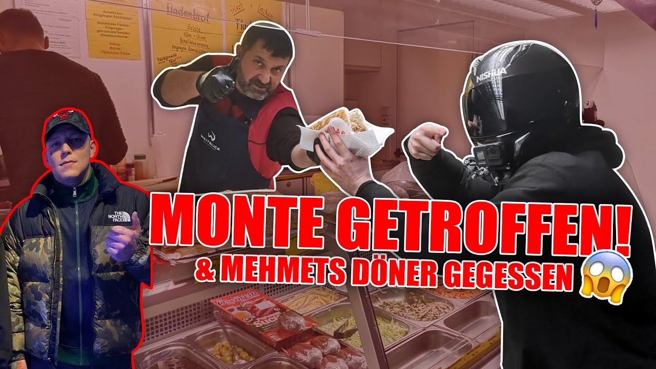 MONTE GETROFFEN! 😱 Wie schmeckt MEHMETS DÖNER? Ft. Leon - YouTube