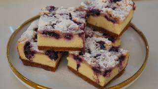 Blueberry Cheesecake Bars