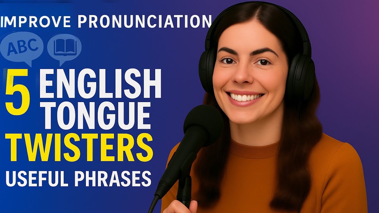 5 Fun English Tongue Twisters to Boost Your Pronunciation Skills! - YouTube