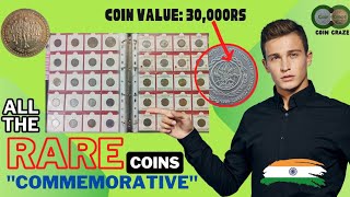 All the RARE commemorative coins of India, ❤️ one & only video in entire YouTube 🚩 (MUST WATCH)