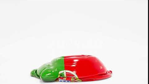 Deflating Piggy Bank with Printed Flag of Portugal | Motion Graphics - Envato elements