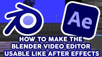 How to use the Free Blender Video Editor 🎬 like After Effects with Hotkeys and VSE Tools 2.93