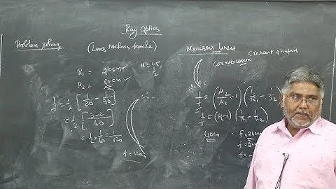 RAY OPTICS 14  ll Lens Maker