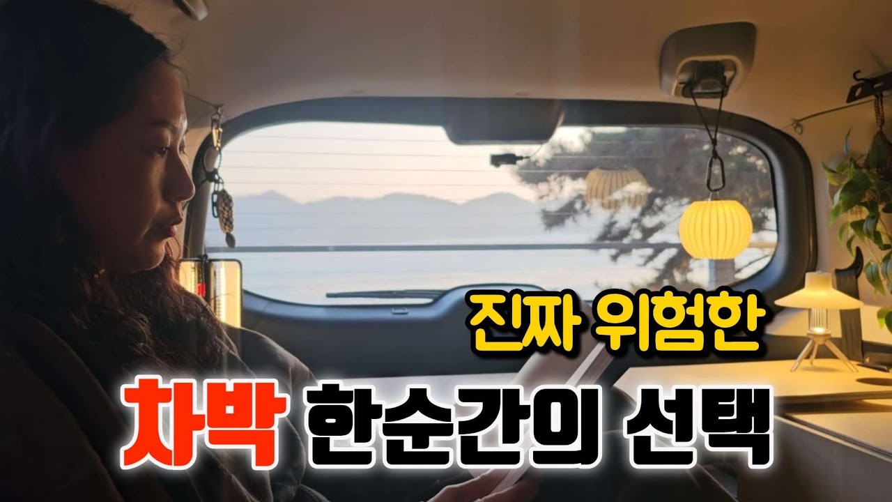 차박 한순간의 선택 이제는 말할 수 있다 Car camping. I can tell you now 스텔스차박 필수템 이볼브팟 멀티쿠커 