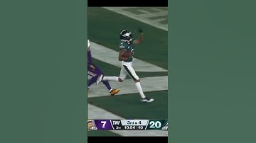 Jalen Hurts 63-YARD TD BOMB to DeVonta Smith I Eagles vs Vikings I 2023 Week 2