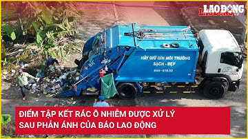 Điểm tập kết rác ô nhiễm được xử lý sau phản ánh của Báo Lao Động | Báo Lao Động