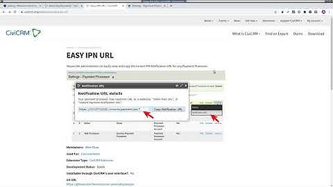 CiviCRM: Easy IPN URL