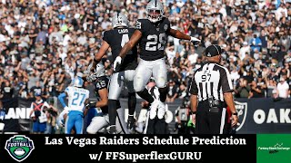 Las vegas raiders schedule prediction - 2020 team previews