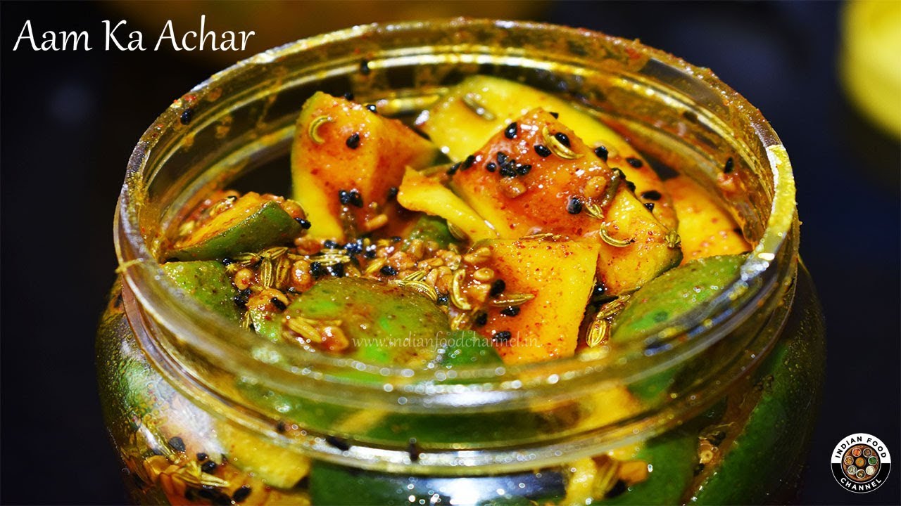 Aam ka Achar-Aam ka khatta Achar-Punjabi Mango Pickle Recipe-आम का आचार बनाने का आसान तरीका | Indian Food Channel