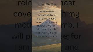 Psalm 139:13-14