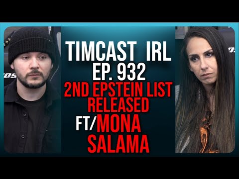 Timcast IRL – SECOND EPSTEIN Drop Implicates Bill Clinton In COVER UP of Epstein w/Mona Salama