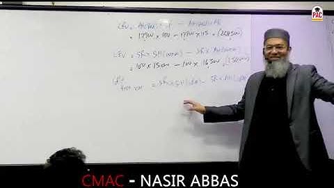 CAF 3   CMA   Lecture 67   Standard Costing and Variance Analysis   Sir Nasir Abbas  Spring 24