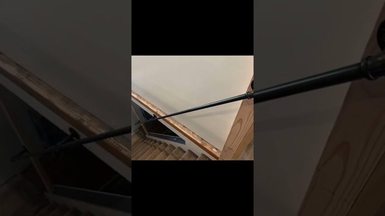 Black Iron Pipe Handrail