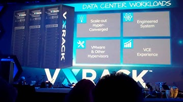 Praveen Akkiraju explains VCE’s converged and hyper converged product architecture at EMC World 2015