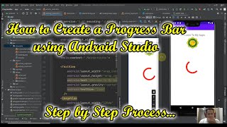 Progress Bar Tutorial using Android Studio | Step by Step #android #androidstudio