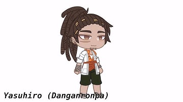 Removing all my adjustments to my characters|part 2|danganronpa|ft. Dustin|no thumbnail|gacha club|