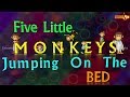English rhyme  five little monkeys