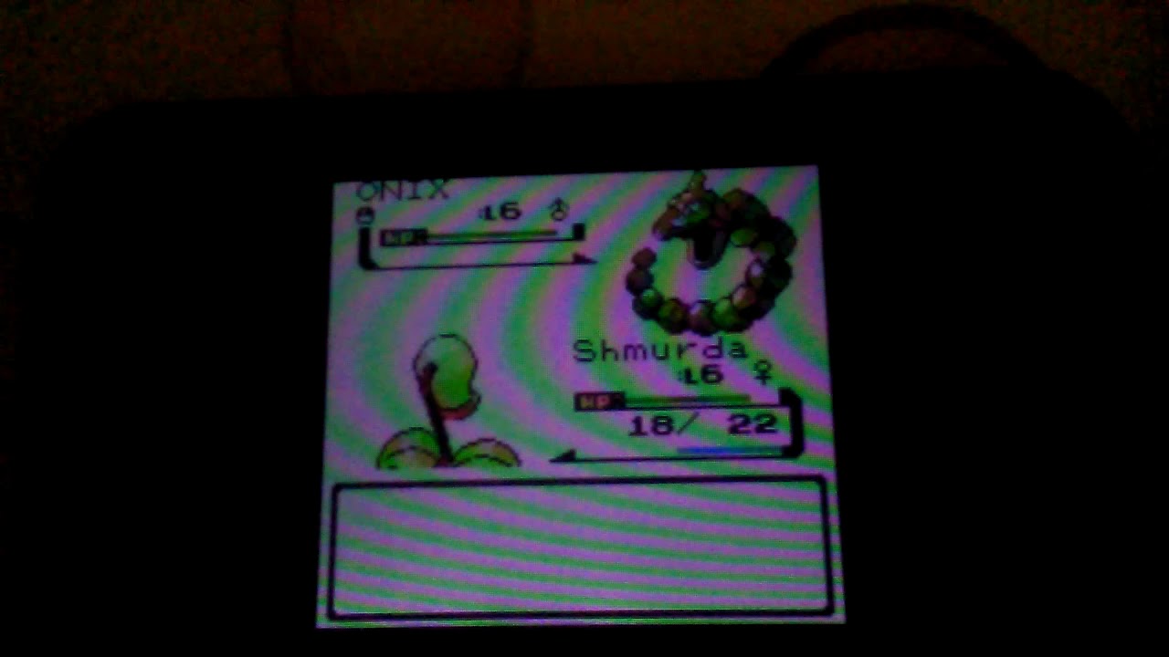 Random Shiny Onix In Pokemon Gold Wtf 1 8192 Odds Of Finding This Was Onix Pected Youtube