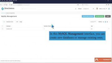 How to create a new database user in DirectAdmin   HostNamaste