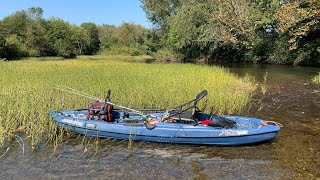 Fall Fishing on FIRE - Skinny Water Kayaking  (Conasauga River)