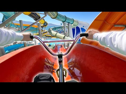 ПРОНИК в АКВАПАРК на BMX! *Нас поймали*