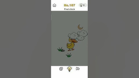 brain out level 187 find chick solution
