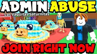 🔴LIVE - ADMIN ABUSE in Steal a Brainrot (taco tuesday)