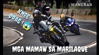 MARILAQUE RIDERS  High Speed Cornering //Knee dragging//Yamaha R1|R6|R3|Sniper150|Scooters|etc.