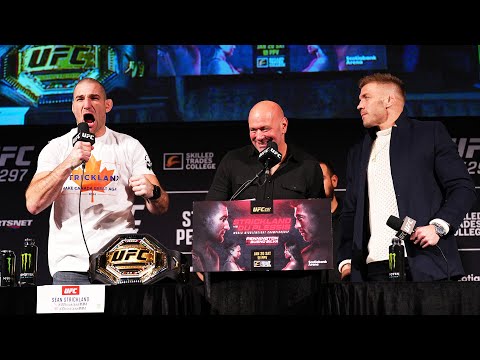 UFC 297 Pre-Fight Press Conference Highlights