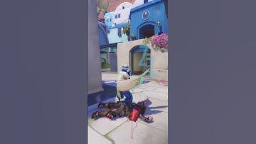 Ana can use slept enemies as a Skateboard