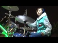 Taiwanese  Drummer Girl      EXID  Hot Pink  Drum Cover  By  Zoey