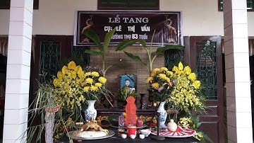 Lễ tang cụ Lê Thị Vấn hưởng thọ 83 tuổi