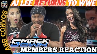 AJ Lee Returns Members Reaction! | Smackdown 9/5/25